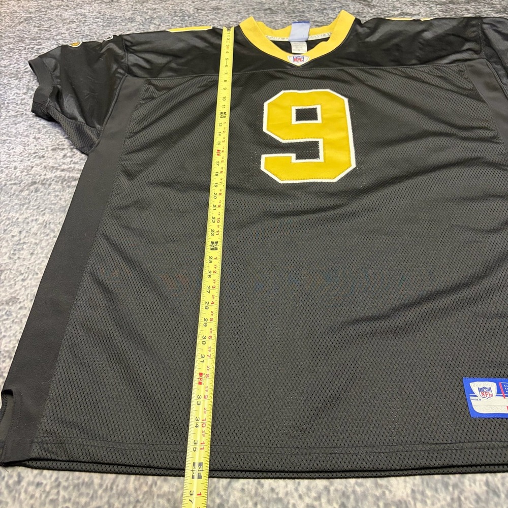 Reebok Vintage Drew Brees #9 New Orleans Saints Jersey Size 56 Stitched - Picture 10 of 11